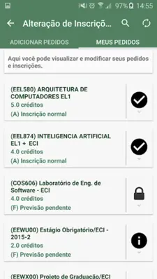 Portal Aluno UFRJ android App screenshot 1