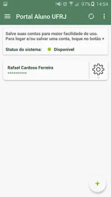 Portal Aluno UFRJ android App screenshot 5